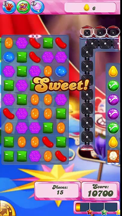 Candy Crush Saga Level 1385 No Booster