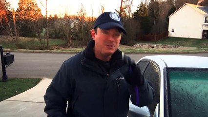A "solution" to clear frost off your windshield