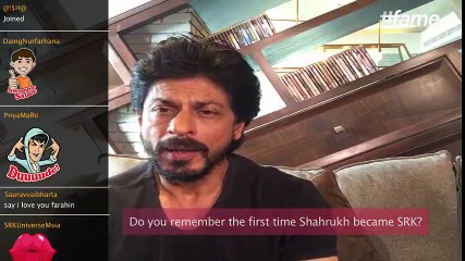 How Shah Rukh Khan got the name SRK | #SRKLiveOnFame
