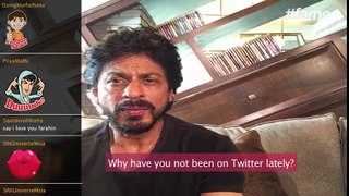 ‘Twitter has become too negative for me’ | #SRKLiveOnFame