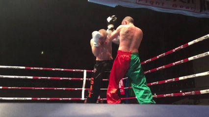 Gaëtan Delacher, champion d'Europe de full-contact (ISKA)