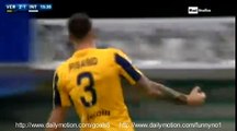 Eros Pisano Goal Verona 2 - 1 Inter Serie A 7-2-2016