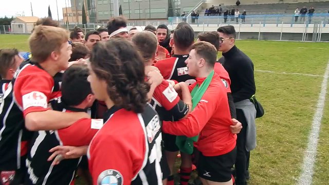 Juniors co berre xv - coudon (le chant de la victoire du 06.02.2016