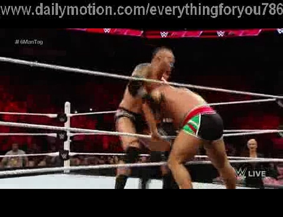 John Cena, Randy Orton & Cesaro vs. Kevin Owens, Sheamus & Rusev_ Raw  - Part-4