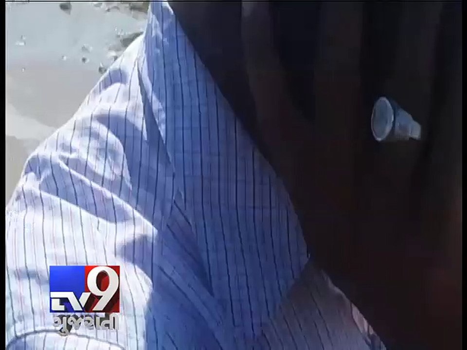 Waterlogging in Kutch village as Narmada pipeline bursts - Tv9 Gujarati