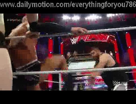 John Cena, Randy Orton & Cesaro vs. Kevin Owens, Sheamus & Rusev_ Raw - 1