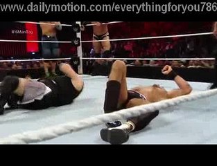 John Cena, Randy Orton & Cesaro vs. Kevin Owens, Sheamus & Rusev_ Raw - Part-2