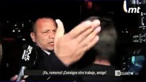 Papá de Neymar agredió a periodistas.