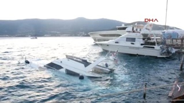 Bodrum Kuvvetli Fırtına Bodrum' U Vurdu