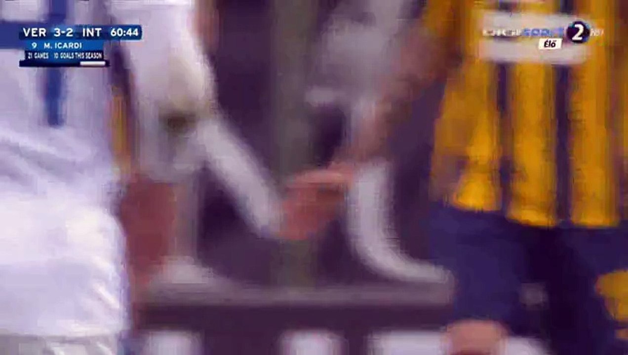 3-2 Mauro Icardi Goal HD - Hellas Verona v. Inter 07.02.2016 HD