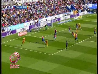 اهداف مباراة ( ليفانتي 0-2 برشلونة ) الدورى الاسبانى