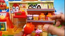 Anpanman toys anime❤Convenience store Toy Kids toys kids animation anpanman shokupann Mann and straw