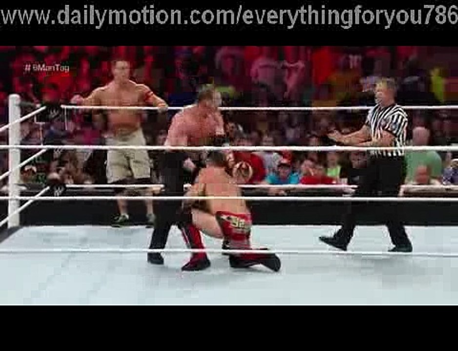 John Cena, Roman Reigns & Chris Jericho vs. Randy Orton, Seth Rollins & Kane_ Raw - Part-2