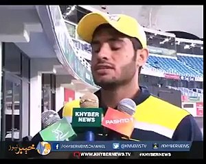 Ahammad asghar khan man of the match talking to media PSL T20 (very funny)