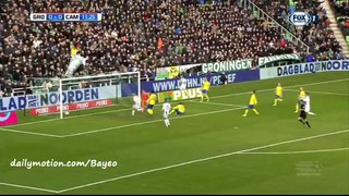 Michael de Leeuw Goal HD - Groningen 1-0 Cambuur - 07-02-2016
