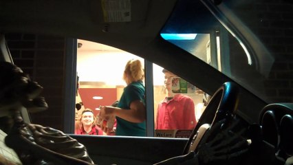 Drive Thru Skeleton Driver Prank