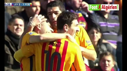 Liga : Levante 0 - FC Barclone 2