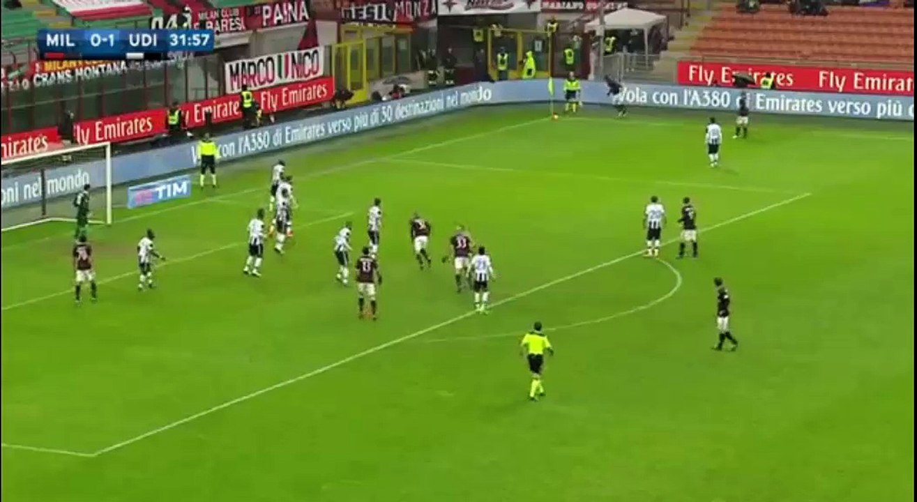 Carlos Bacca Anulled Goal Goal - AC Milan vs Udinese 07.02.2016 HD