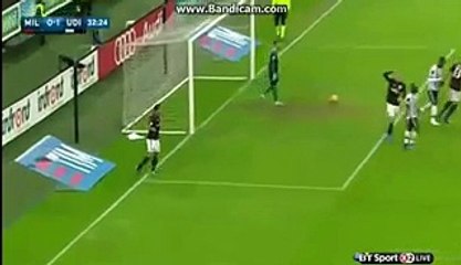 Milan 0-1 Udinese Half Time HIGHLIGHTS SERIE As