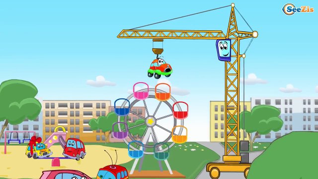 ✔ Мультики про машинки Все Серии Подряд - Кран - Строительная Площадка - Cars Cartoons for kids ✔