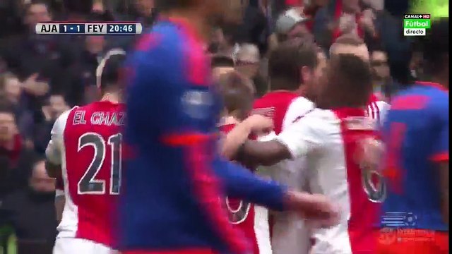 Ajax 2-1 Feyenoord Eredivisie Highlights HD 07.02.2016