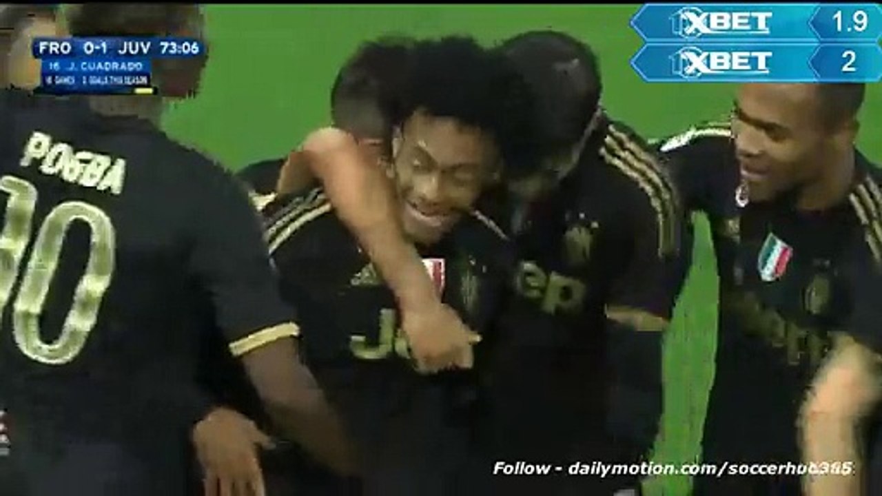 Juan Cuadrado Goal Frosinone 0-1 Juventus Serie A