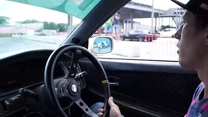 GYMKHANA-2015, заезд от Ильи Федорова в дрифте -)