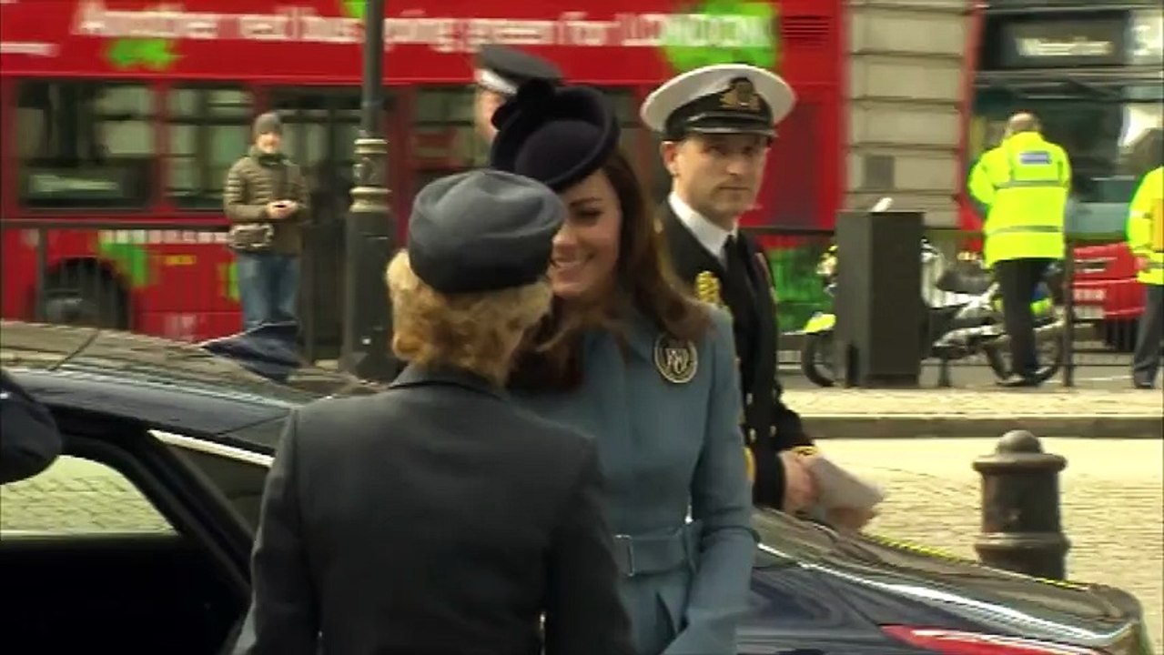 Kate Middleton, marraine des Cadets de l'Air, assiste à une cérémonie-anniversaire