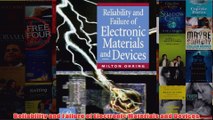 Download PDF  Reliability and Failure of Electronic Materials and Devices FULL FREE