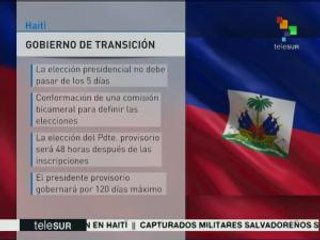 Haití: firman acuerdo para conformar gobierno de transición