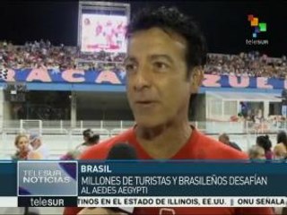 Brasil: Carnaval de Rio se desarrolla pese a la epidemia por el Zika