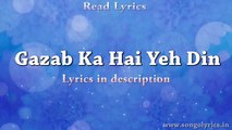 GAZAB KA HAIN YEH DIN Video Song | SANAM RE | Pulkit Samrat, Yami Gautam,Divya khosla |
