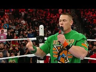 John Cena returns to WWE- Raw_ December 28_ 2015
