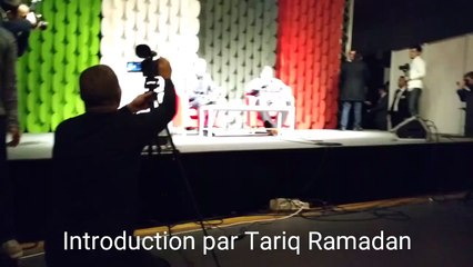 Ouverture de la conférence avec Tariq Ramadan