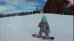 14-month-old snowboarder takes to Utah's ski slopes