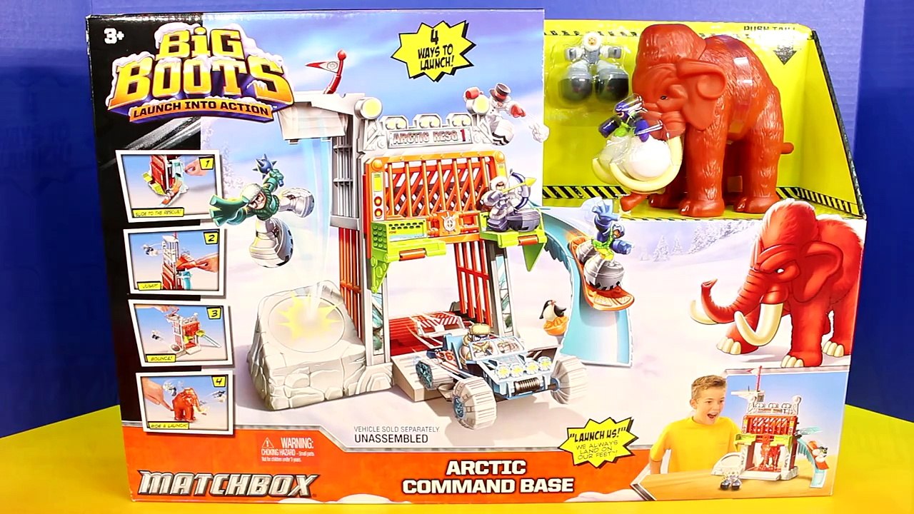 Matchbox Big Boots Artic Command Base Batman Robin Hulk Mammoth