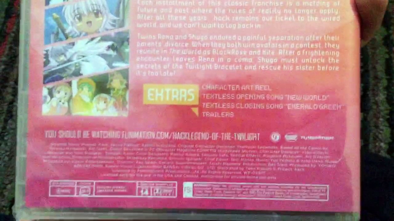 Unboxing my .Hack//Legend of the Twilight 2015 DVD