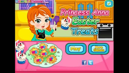 Frozen - Princess Anna Easter Treats - Funny Cooking Game