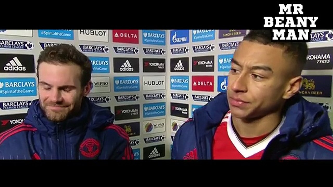 Chelsea 1-1 Manchester United - Juan Mata & Jesse Lingard Post Match Interview -