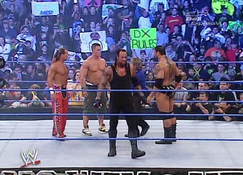 Batista & The Undertaker vs Shawn Michaels & John Cena