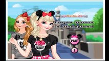 Frozen Sisters in Disneyland - Cartoon Video Game For Girls