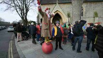 Una misa recuerda en Londres la vida del payaso Joseph Grimaldi