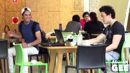 Girl Masturbates In The Library (PRANK)