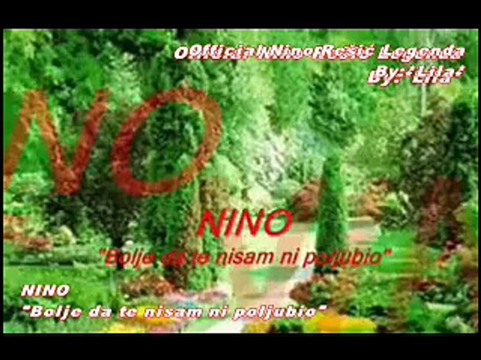 NINO REŠIĆ - BOLJE DA TE NISAM NI POLJUBIO