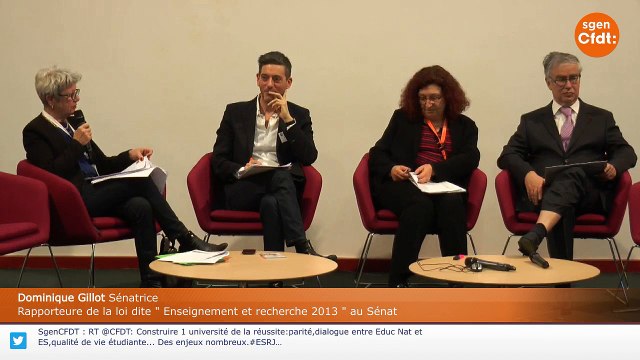 Journées Enseignement supérieur et Recherche : ouverture et table ronde 1