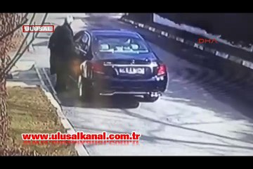 Ankara'daki İş adamının öldürüldüğü silahlı saldırı anı kamerada