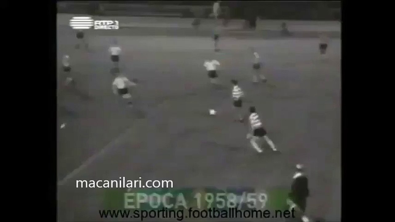 08.10.1958 - 1958-1959 European Champion Clubs' Cup 1st Qualifying Round 2nd Leg Sporting Lisbon 2-1 FC Utrecht
