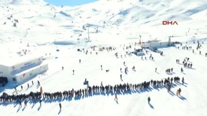 Denizli'de Kar Şenliği Keyfi