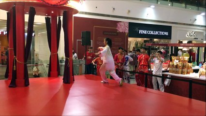 Ho Lin Ying Singapore's World Champion in Tai Ji Quan CNY Demo