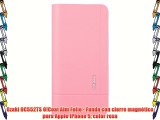 Ozaki OC552TS O!Coat Aim Folio - Funda con cierre magnético para Apple iPhone 5 color rosa